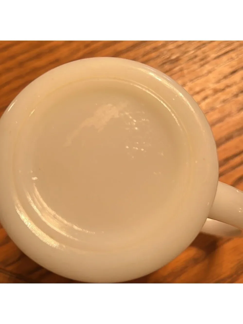 Vintage Milk Glass Mug